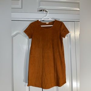 Garage size medium short sleeve brown dress